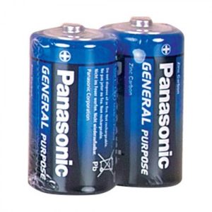 1.5V C Zinc-Carbon Panasonic Battery (2PCS)