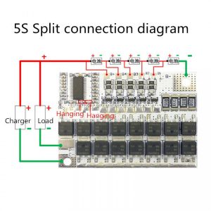 BMS 5S 18650 Lithium Battery Protection Board (100A)