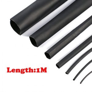 Heat Shrink 8mm Black Color (1 Meter)