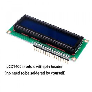 LCD1602 Blue Backlight with Soldering pin header