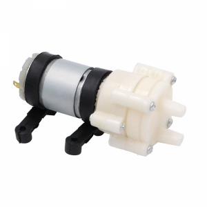 MINI Aquarium Water Pump – In/Out Outlet R385 (12vdc)