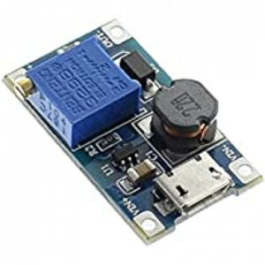 MT3608 USB DC-DC Booster 3V~28Vdc Adjustable Step-Up Converter Module 2A