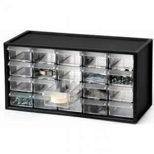 20 Clear Plastic Drawers (A9-520)