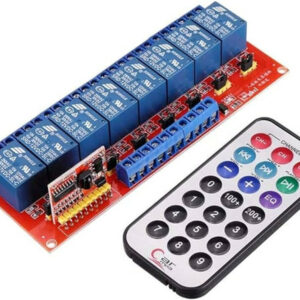 8 Output Relay Module With Additional IR Remote Control (12VDC)