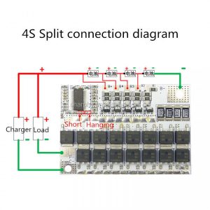 BMS 4S 18650 Lithium Battery Protection Board (100A)