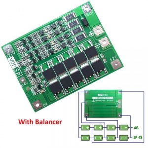 BMS 4S 18650 Lithium Battery Protection Board (40A)