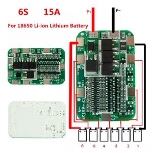 BMS 6S 18650 Lithium Battery Protection Board (15A)