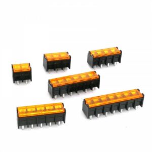 Barrier Terminal Block 4 Pin With Cover