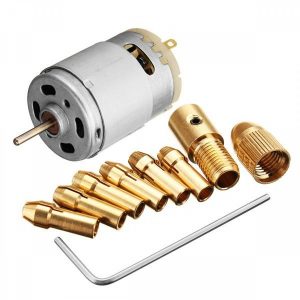 DIY Mini Electric Drill Set + 12Vdc Motor