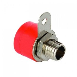 Female Banana Plug Short (4 mm) , Red Color