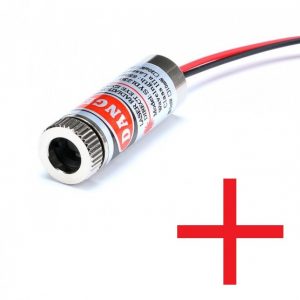 Laser Module Emitter (5Vdc , 5mW) – Red Cross