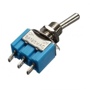 Mini Toggle Switch 3 Pins-SPDT-ON-ON (6A,125VAC)