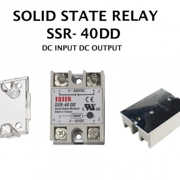 Solid State Relay SSR-40DD (I/P 3-32Vdc / O/P 5~200Vdc)