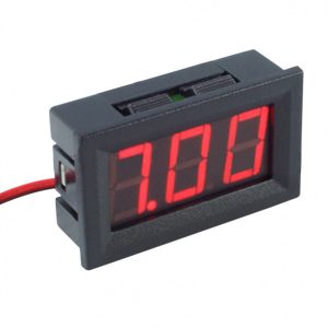 Two-wire 0.56 inch DC 4.5V to 30V Digital Voltmeter (Red)