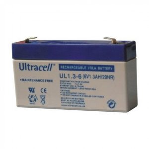 Ultracell Battery (UL1.2-6) Sealed Lead Acid Battery (6V,1.2A)