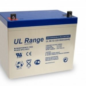 Ultracell Battery (UL80-12) Sealed Lead Acid Battery (12V,80A)