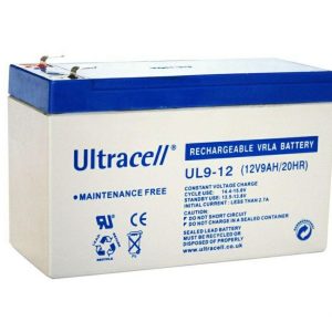 Ultracell Battery (UL9-12) Sealed Lead Acid Battery (12V,9A)