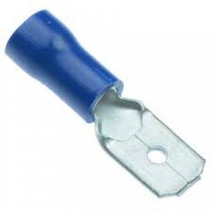 male Blade Crimp Terminal Insulated (6.3mm)