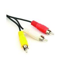 2.5mm Jack to 2 x RCA Audio / Video AV Cable